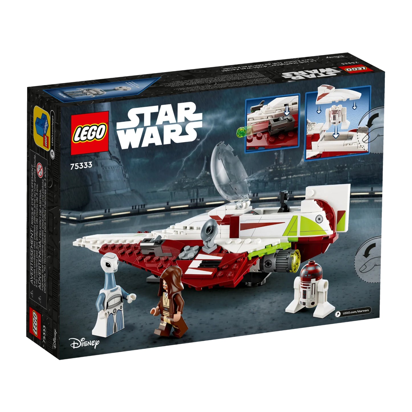 LEGO Star Wars Obi-Wan Kenobi™ Jedi Starfighter Building Toy Set (282-Pieces)