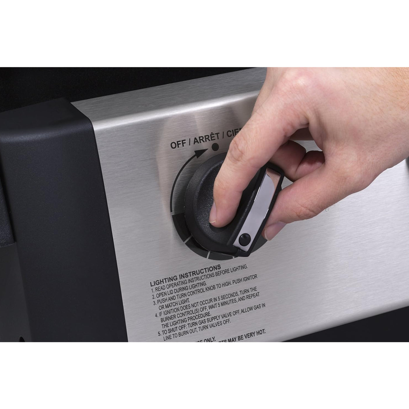 Broil King Gem 320 814154 Liquid Propane Grill with Rust Resistant - Stainless steel/Black - Curacao