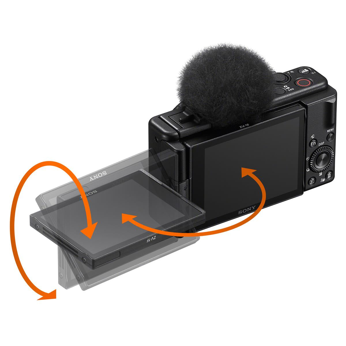 Sony ZV-1F Vlog Camera for Content Creators and Vloggers - Black