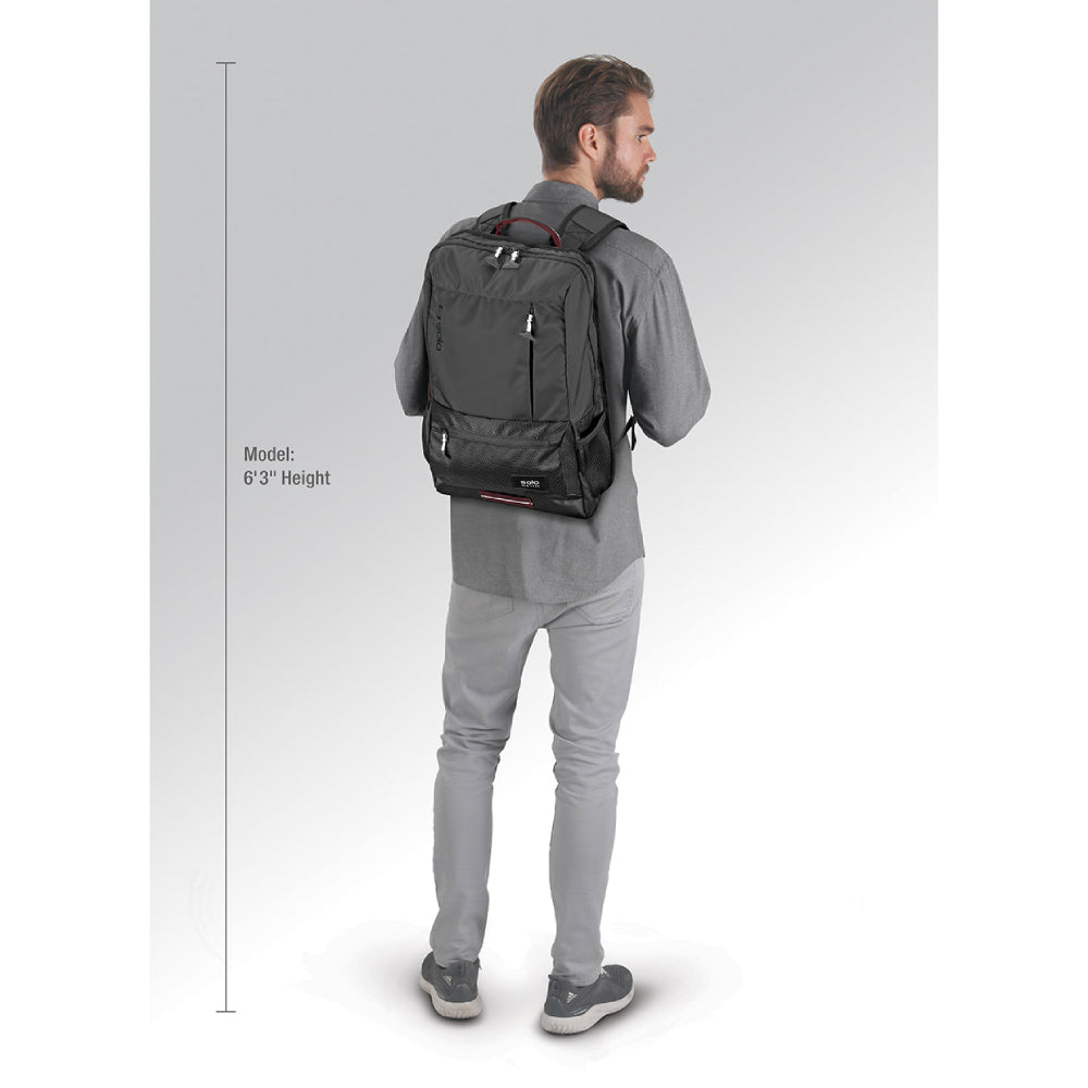 Solo New York Draft Backpack for 15.6" Laptops - Black