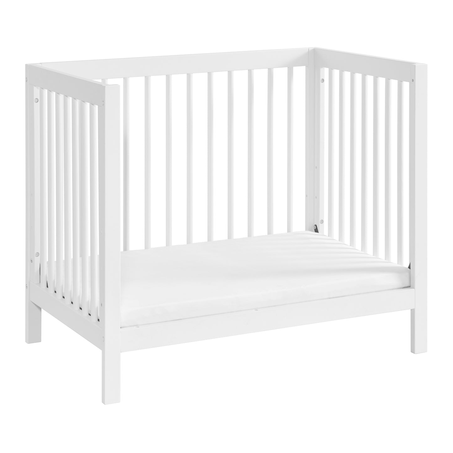 Soho Baby Essential White 4-in-1 Mini Convertible Wooden Crib