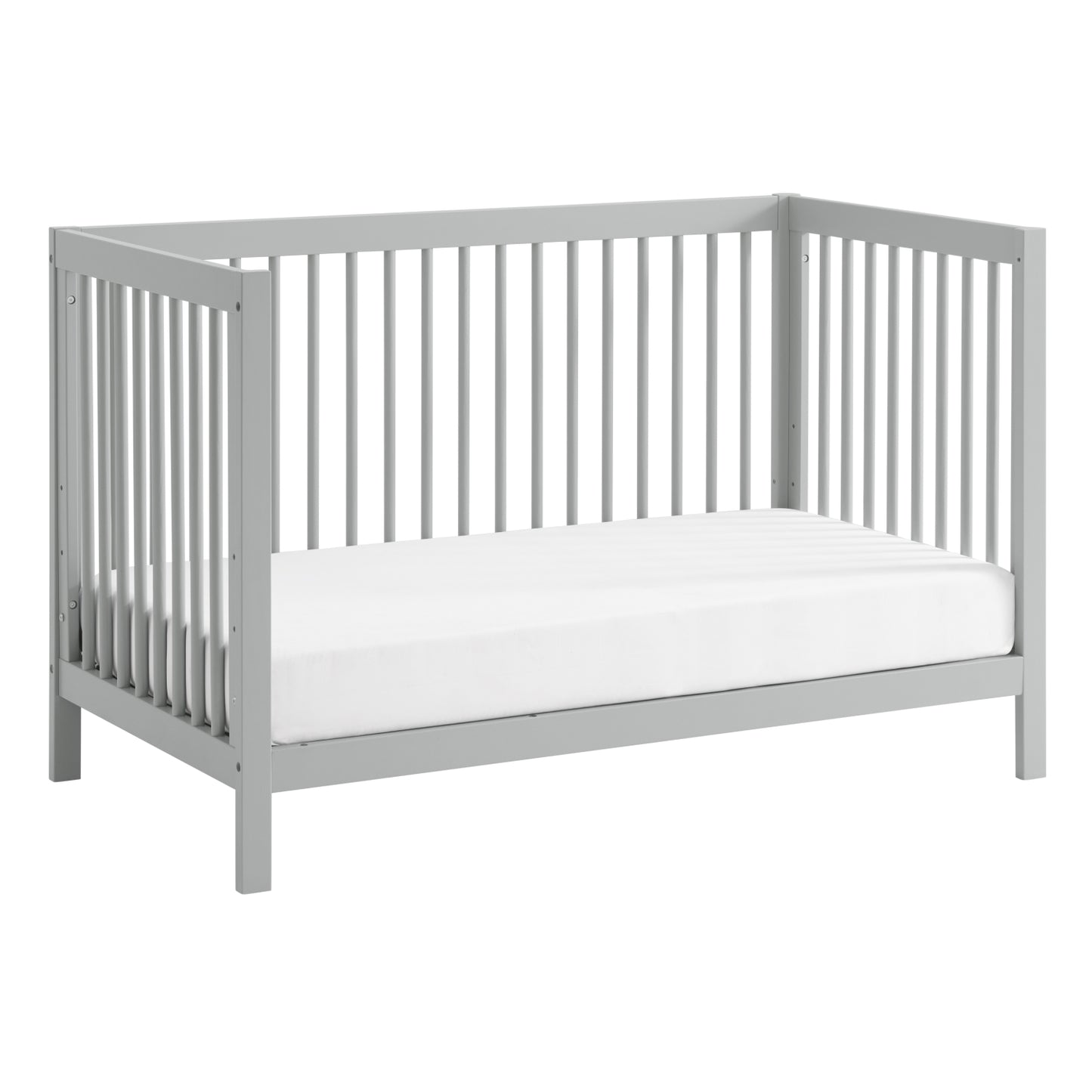 Cuna de madera 4 en 1 Essential Island de Soho Baby en color gris