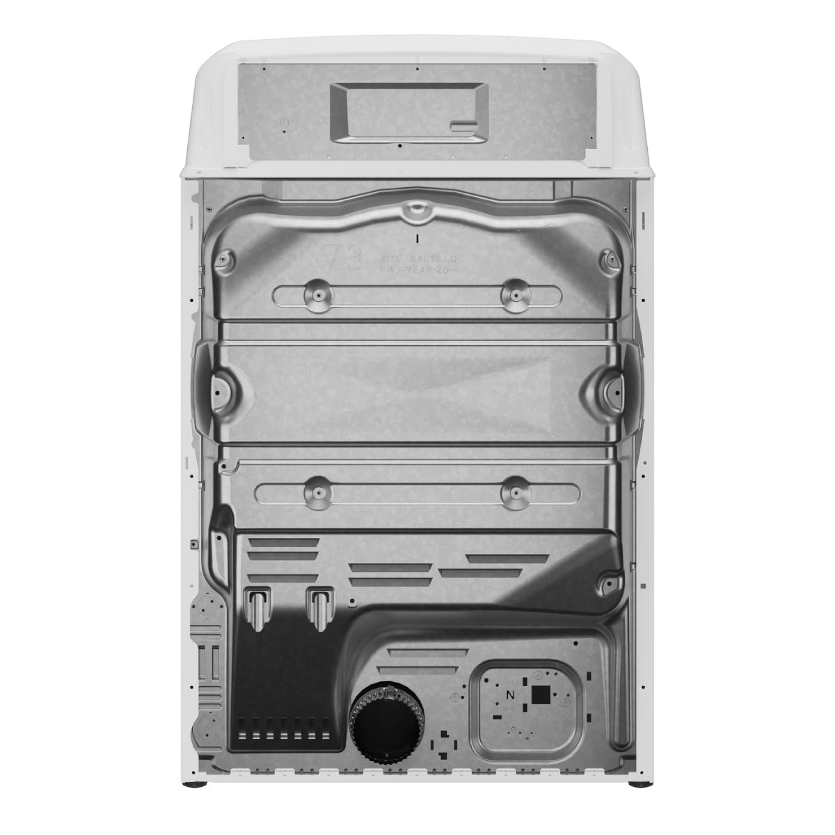 GE GTD48EASWWB 7.2 cu. ft. Front Load Electric Dryer with Up To 120 ft. Venting - White