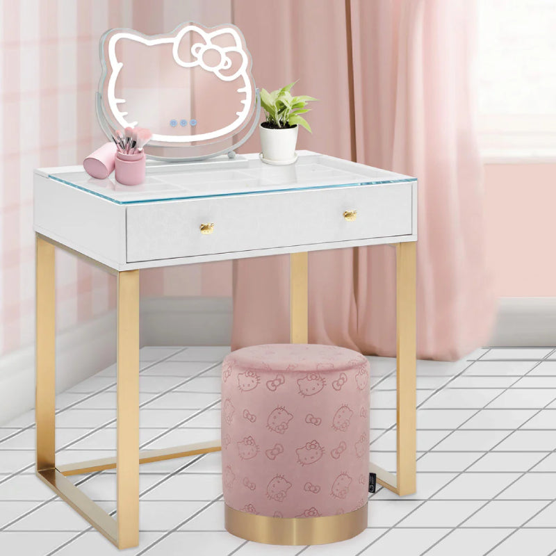 Impressions Vanity Hello Kitty SlayStation Mini Vanity Table - Gold