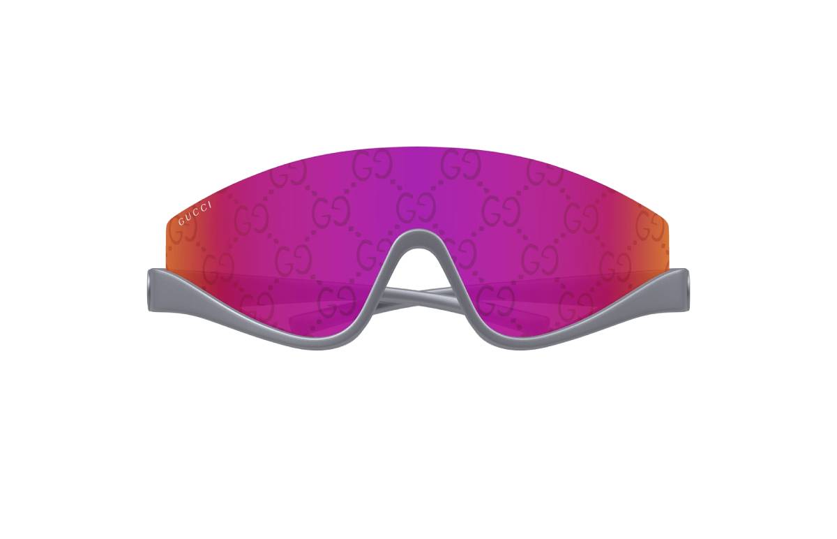 Gucci GG1650S 009 Women's Semi Rimless Polarized Sunglasses