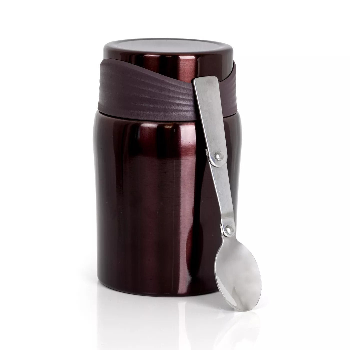 GH Waldorf 23oz Soup Jug with Stainless Steel Spoon Double Wall
