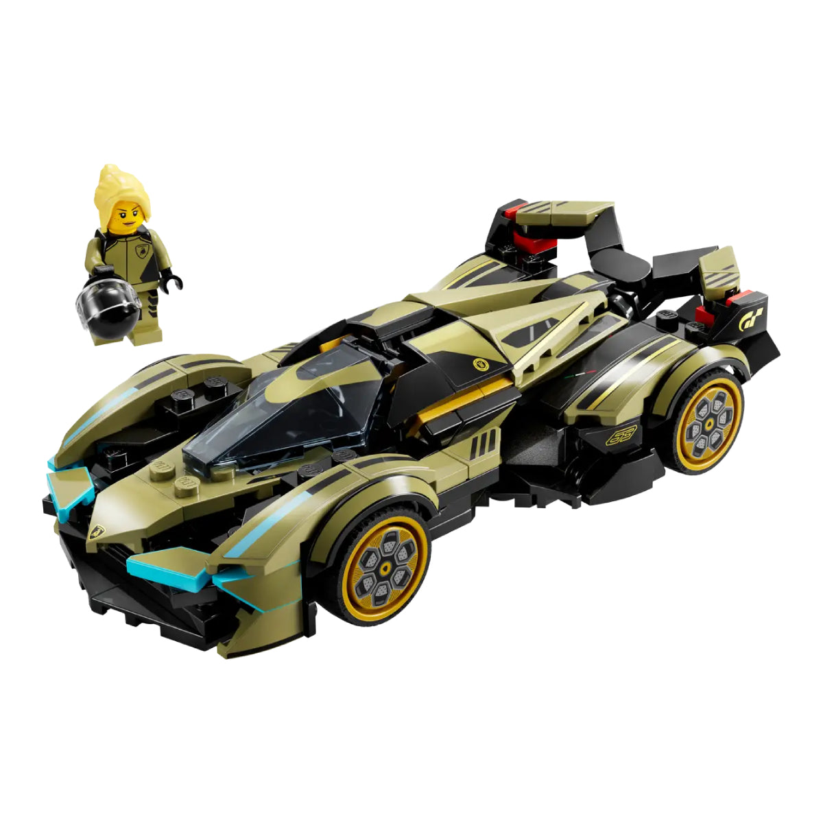 LEGO Speed Champions Lamborghini Lambo V12 Vision GT Super Formula 1 Car Building Toy Set (230-Pieces)
