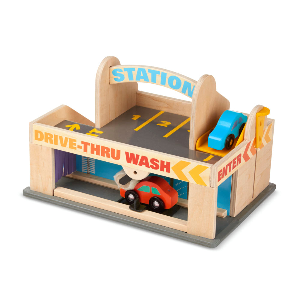 Melissa and Doug Service Station Parking Garage (3-Piece)