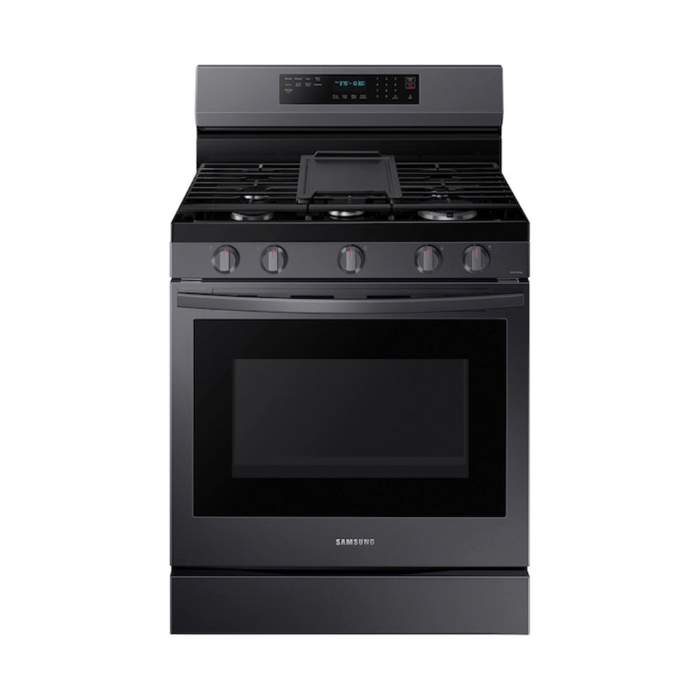 Samsung NX60A6711SG 6.0 cu. ft. Freestanding Smart Gas Range with 5 Sealed Burners - Black