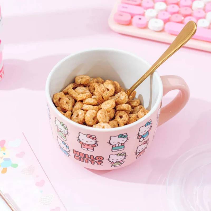 Sanrio Hello Kitty Expressions 20 oz Ceramic Soup Mug - Multicolor