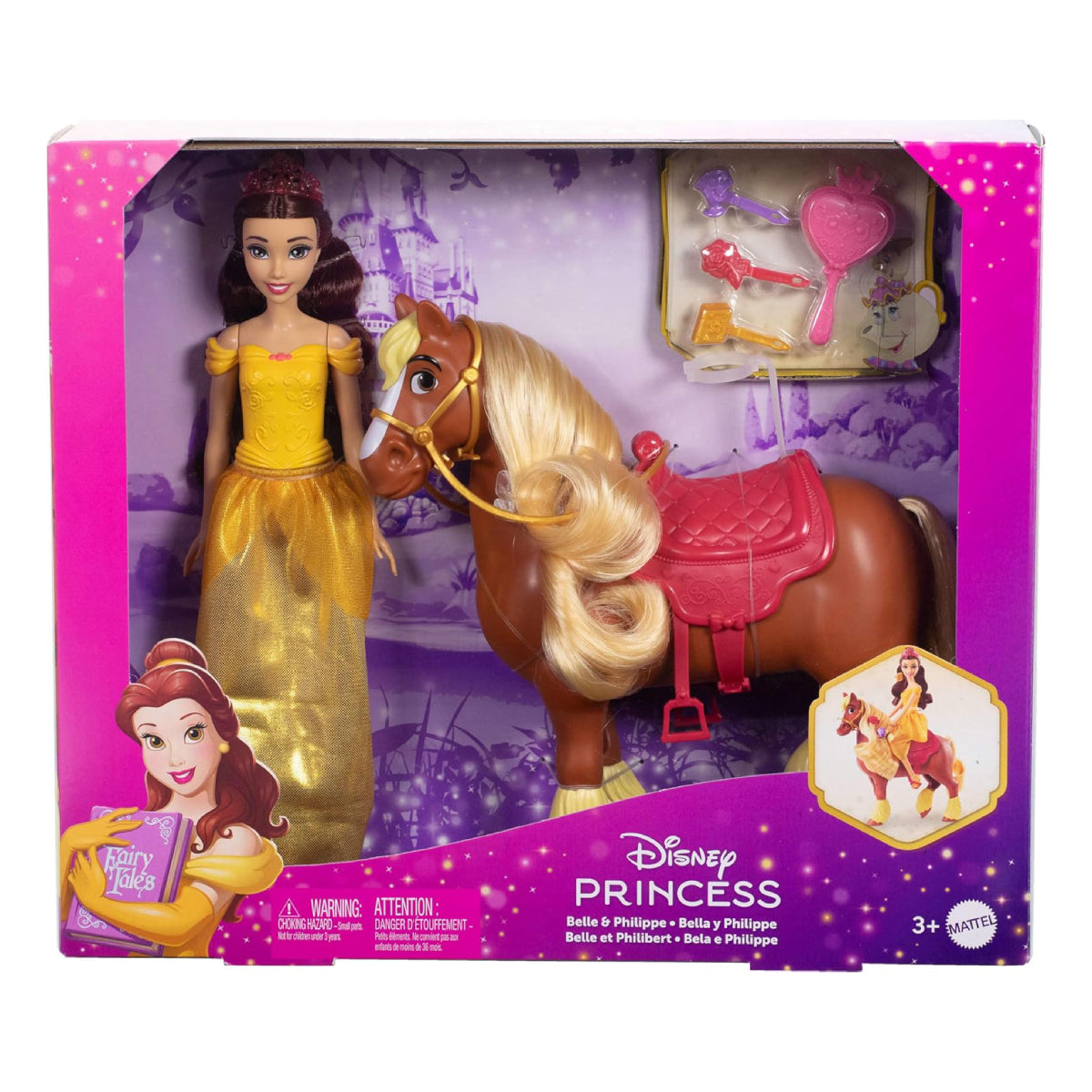 Disney Princess Belle Fashion Doll with Philippe Horse