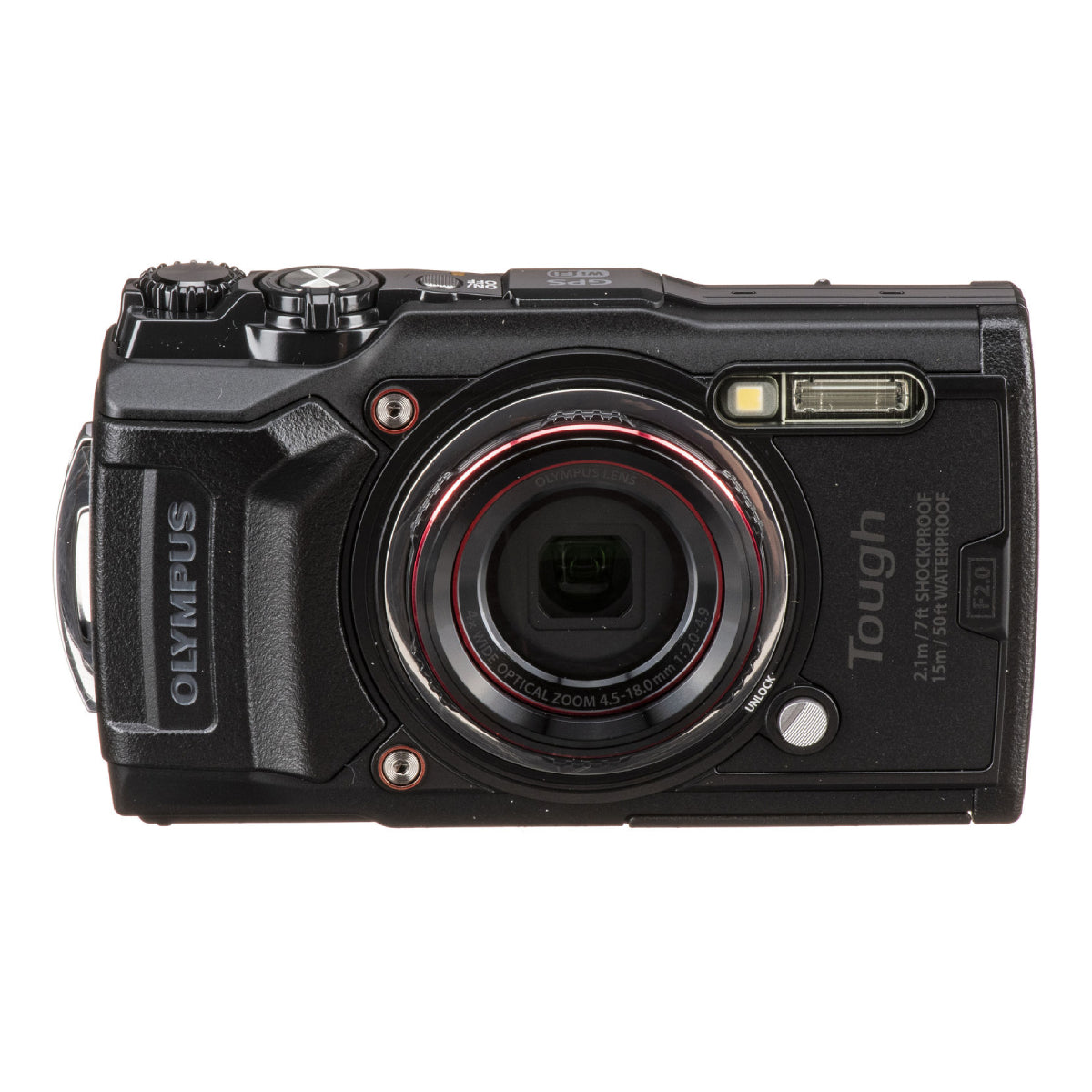 Olympus Tough TG-6 12.0 Megapixel Digital Camera - Black - Curacao