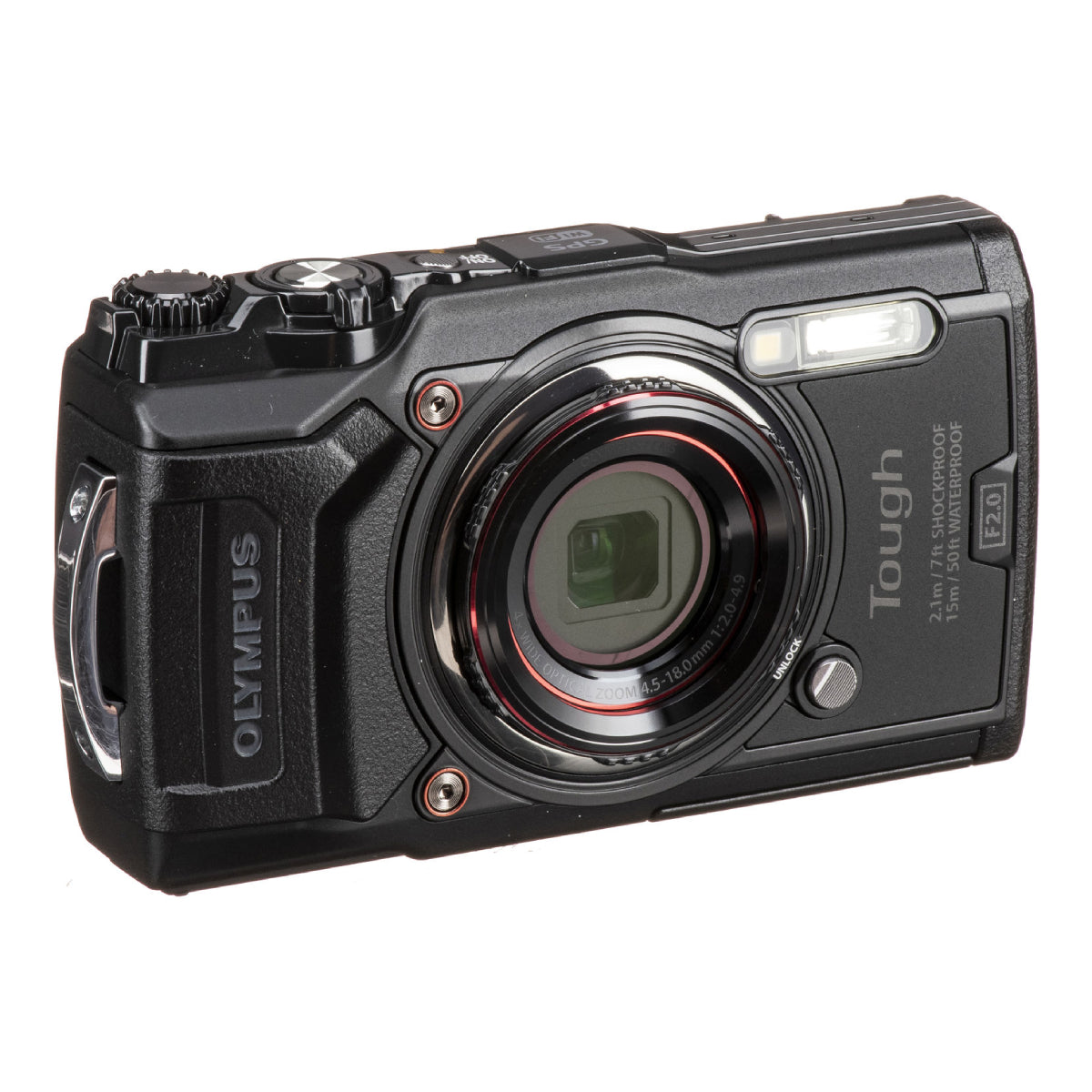 Olympus Tough TG-6 12.0 Megapixel Digital Camera - Black - Curacao