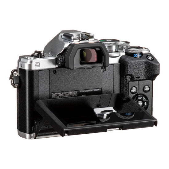 OLYMPUS OM-D E-M10 Mark IV Mirrorless Digital Camera with 14-42mm Lens - Silver - Curacao