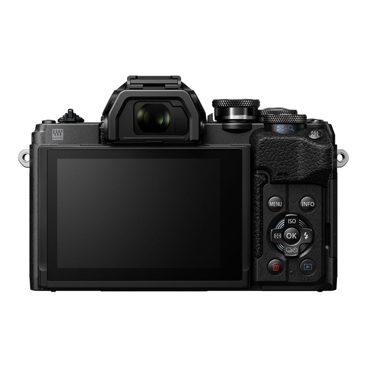 OLYMPUS OM-D E-M10 Mark III Mirrorless Digital Camera with 14-42mm II R Lens - Black - Curacao