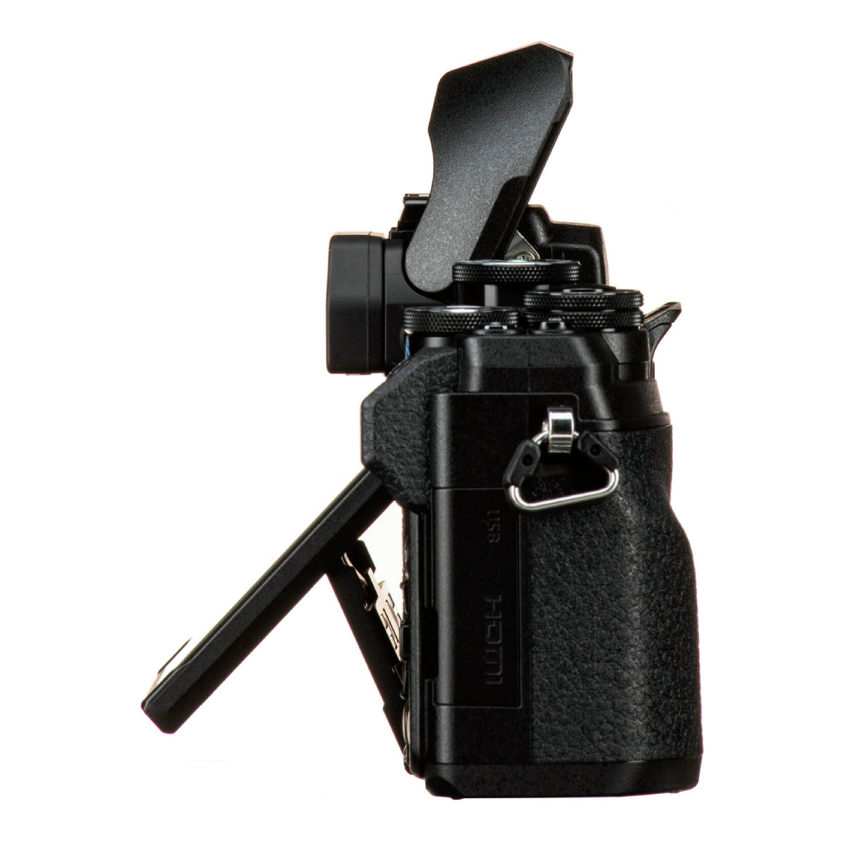 OLYMPUS OM-D E-M10 Mark III Mirrorless Digital Camera with 14-42mm II R Lens - Black - Curacao