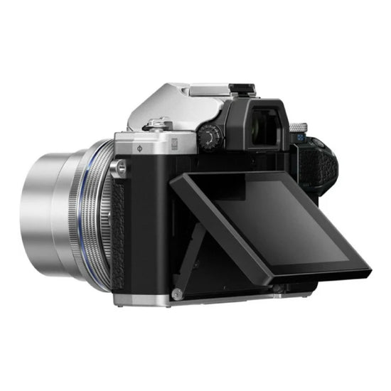 Olympus OM-D E-M10 Mark III Mirrorless 16.1 Megapixel Digital Camera with 14-42mm Lens - Silver - Curacao