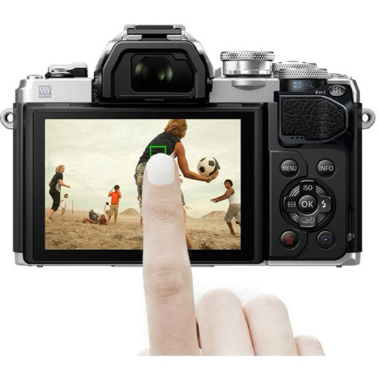 Olympus OM-D E-M10 Mark III Mirrorless 16.1 Megapixel Digital Camera with 14-42mm Lens - Silver - Curacao