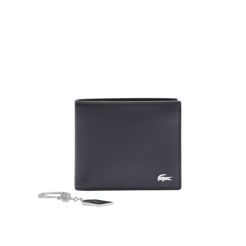 Lacoste FG Billfold Wallet with Keychain - Black