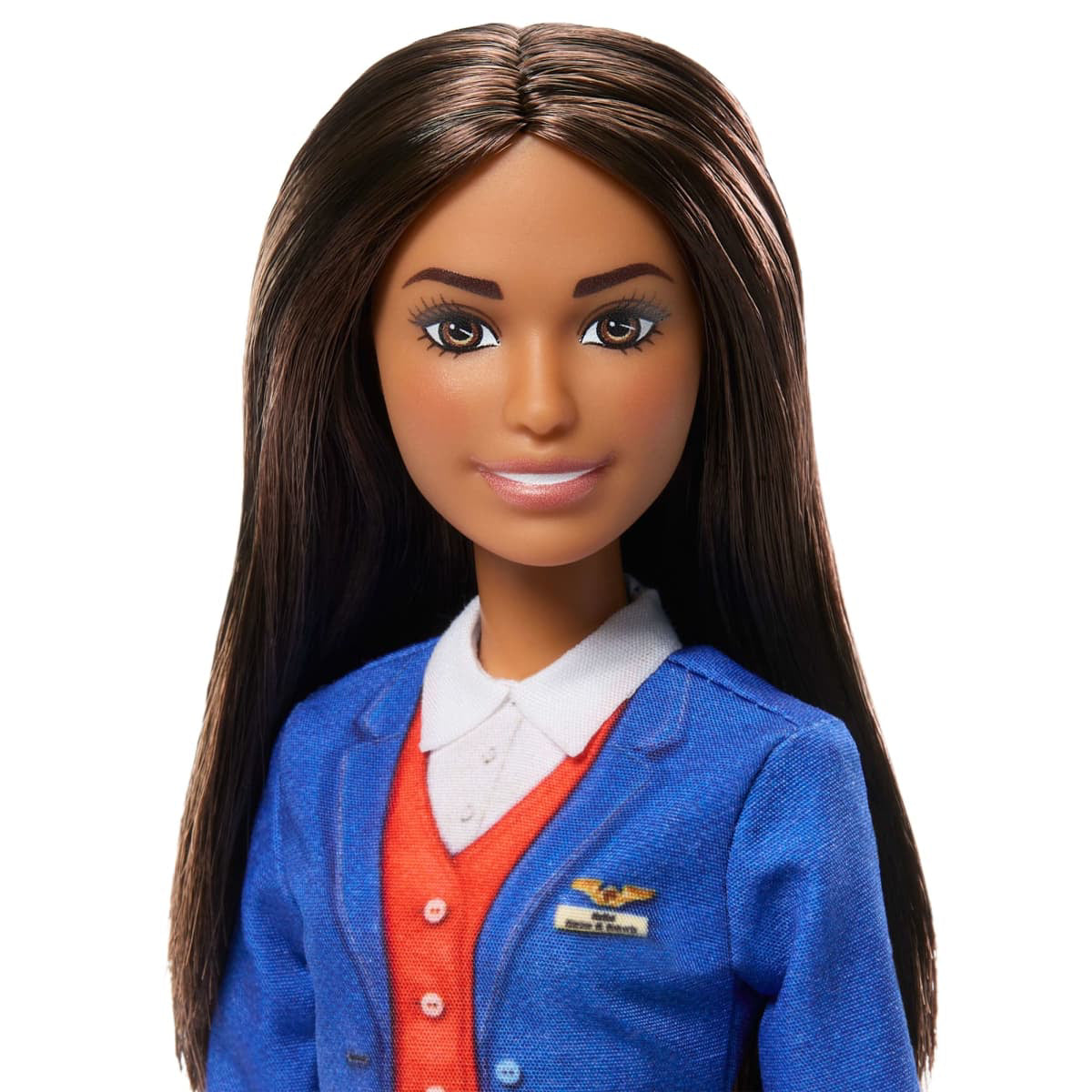 Barbie Stewardess Fashion Doll with Suitcase - Blue