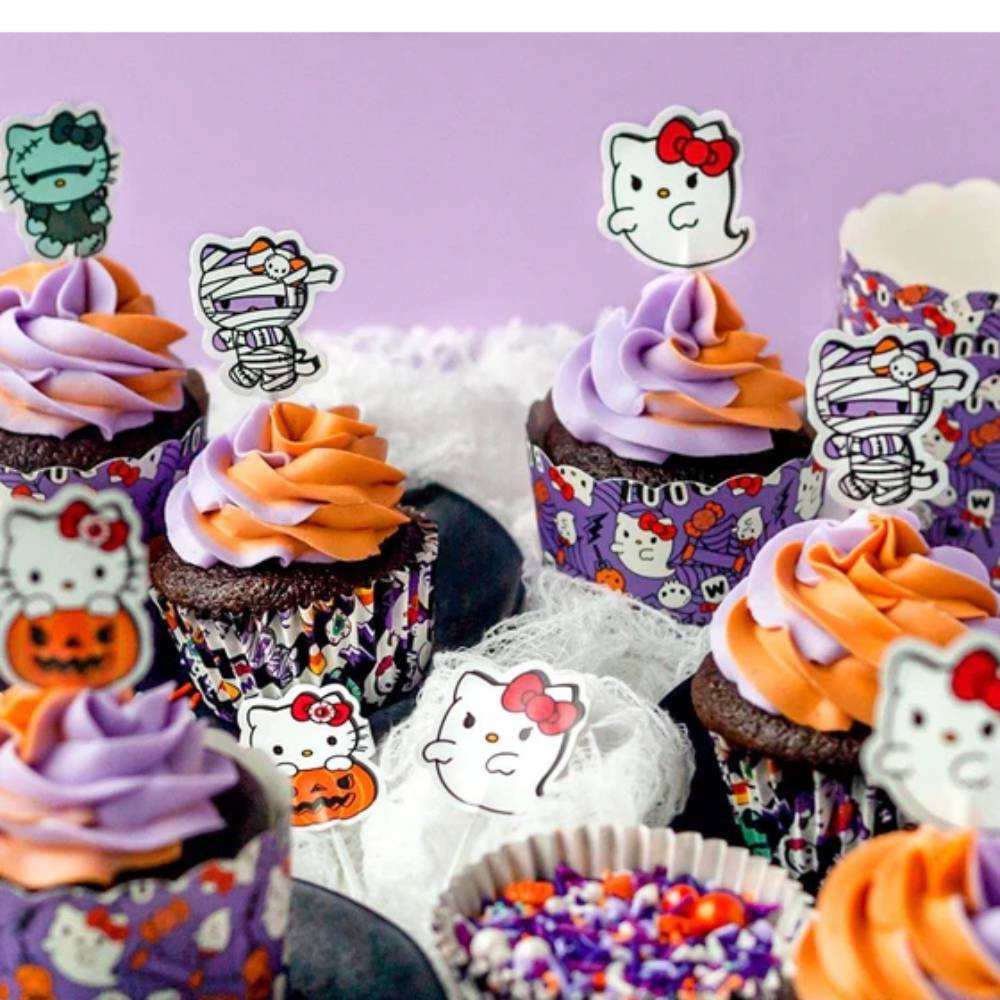 Sanrio Hello Kitty Halloween Cupcake Party Set (37- Pieces)