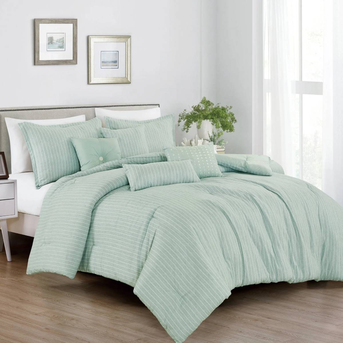 ESCA Bimala King Size Comforter Set (7- Pieces)