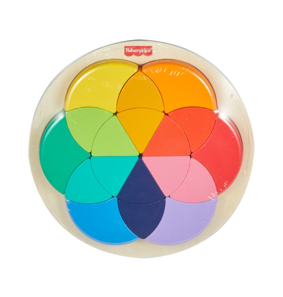 Fisher Price Wooden Color Wheel Puzzle (18-Pieces)