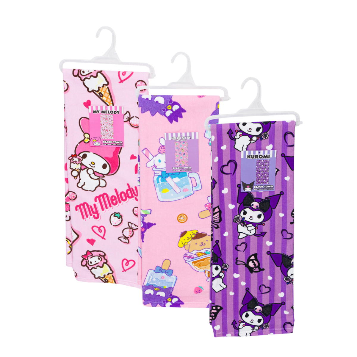 Hello Kitty and Friends 27x54" Beach Towel - Assortment