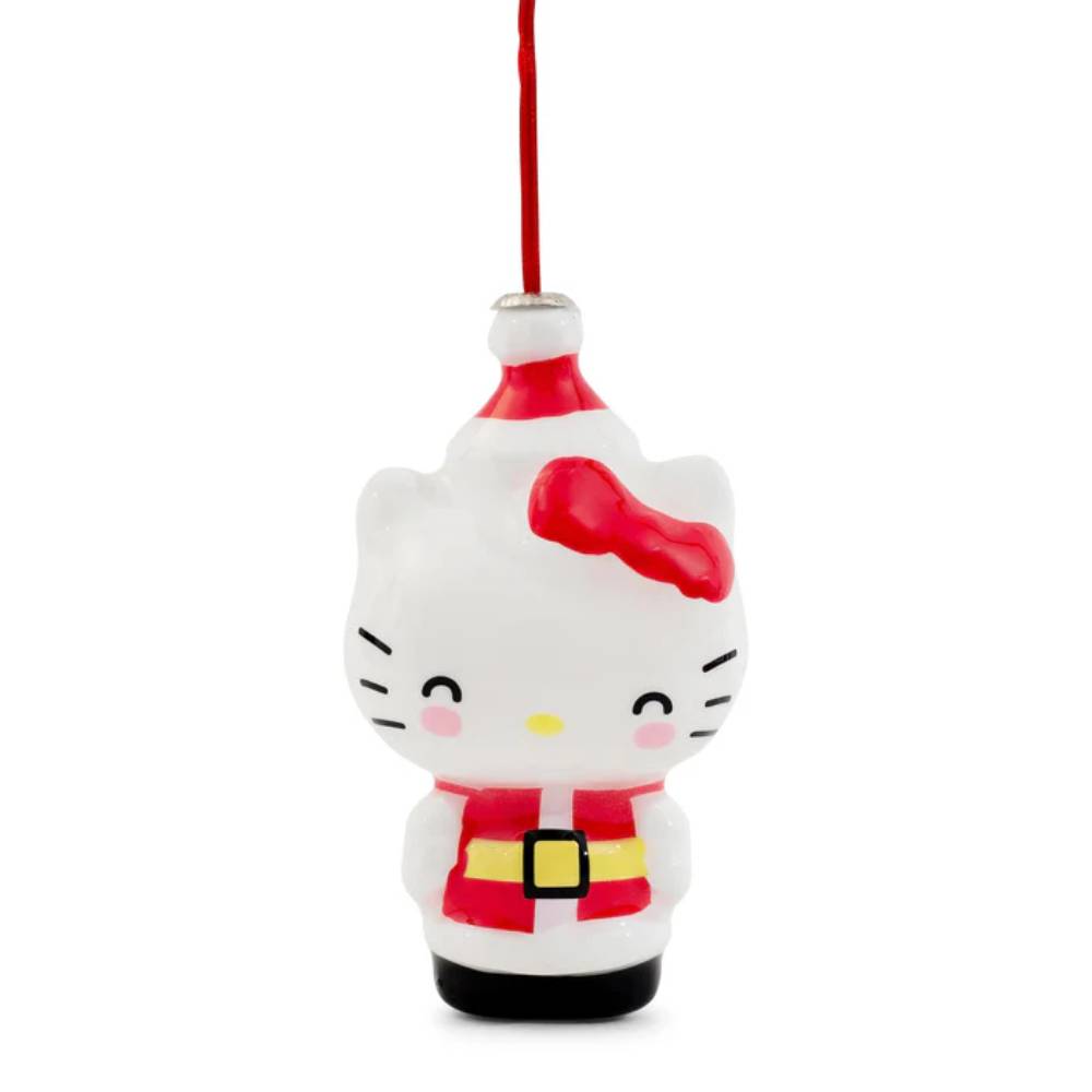 Sanrio Hello Kitty 4" Shatterproof Decoupage Ornament - White/Red