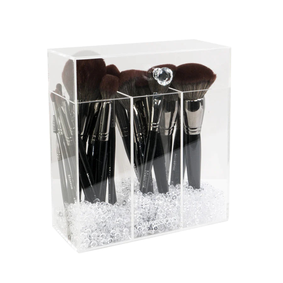 Impressions Diamond Collection Acrylic Makeup Brush Holder