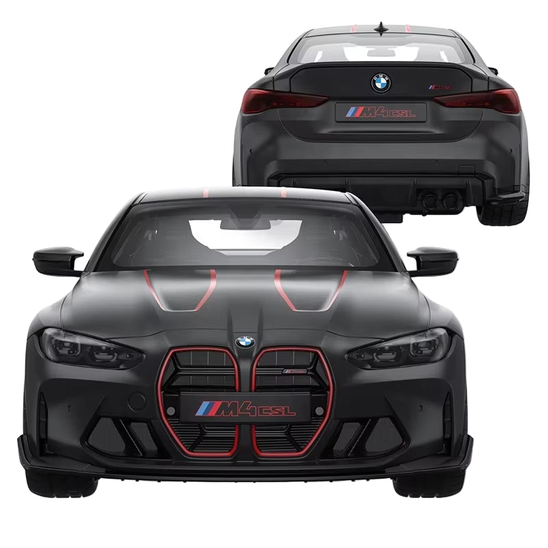 Rastar 1:16 Scale BMW M4 CSL Remote Control Car - Black