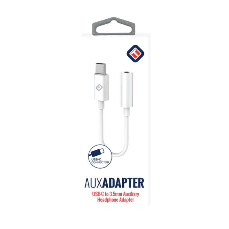 TekYa USB-C to 3.5MM Aux Adapter - White
