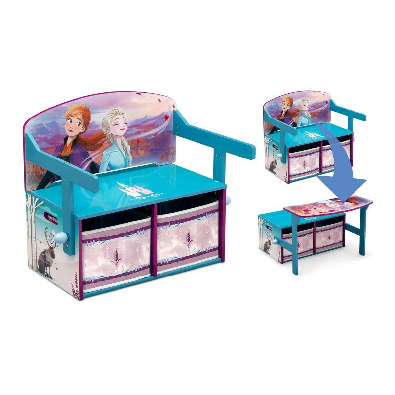 Delta Children Disney Frozen II Convertible Activity Bench