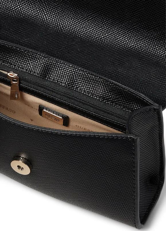 GUESS ILIA Top Handle Cross Body bag - Black