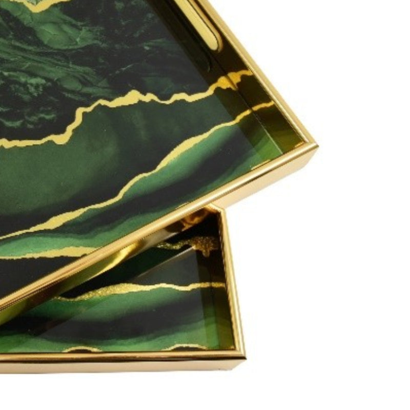 Three Hands 14.5'' Square Tray Set