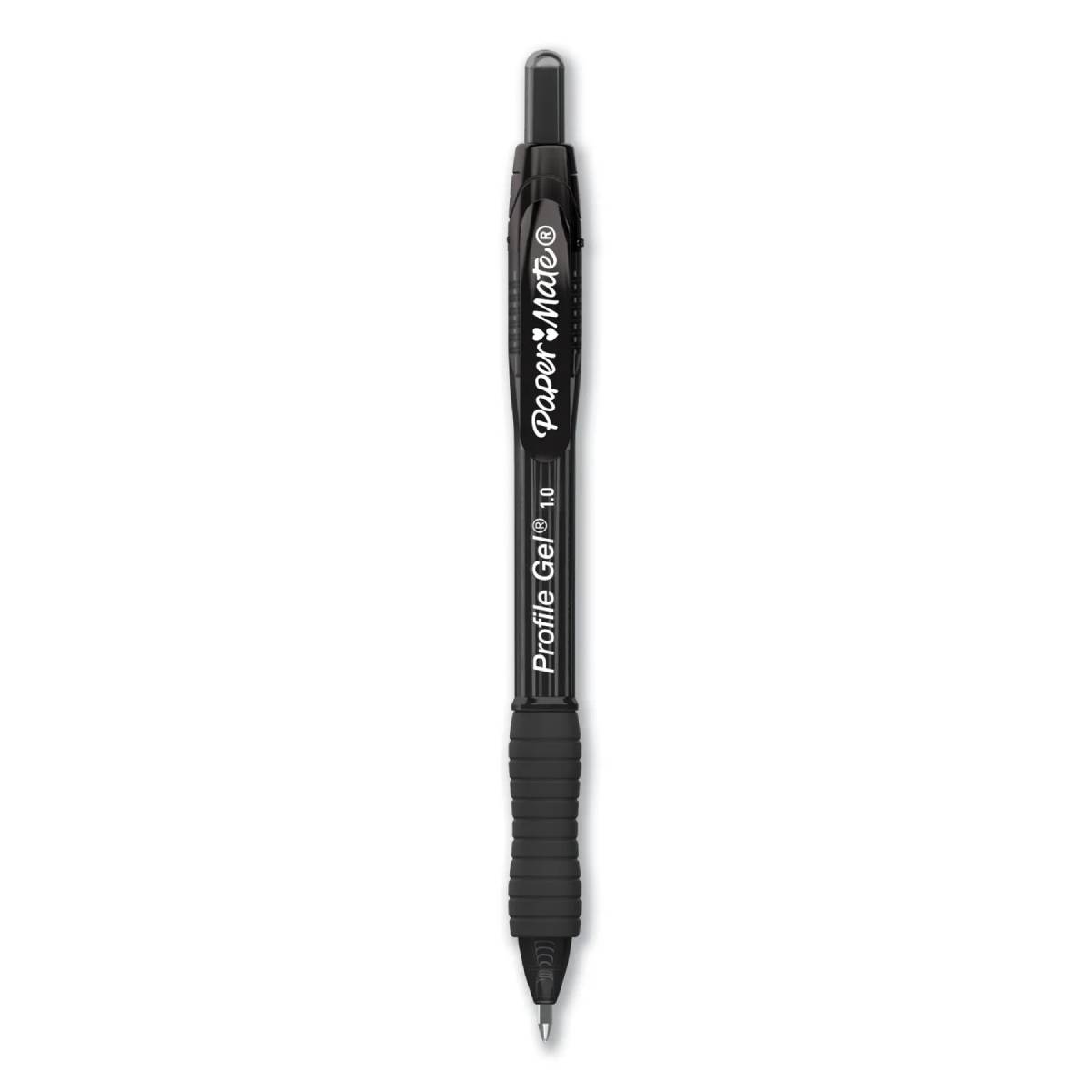 Paper Mate Bold Point 1.0mm Retractable Gel Pen - Black