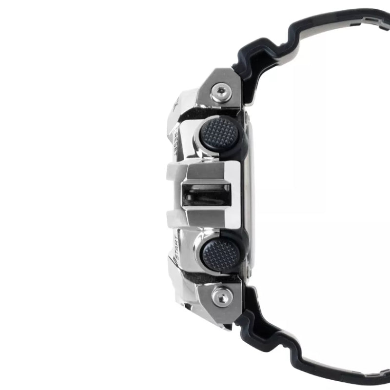Casio G-Shock G-Steel Men's 53.4mm Black Strap Watch - Silver-Tone Dial
