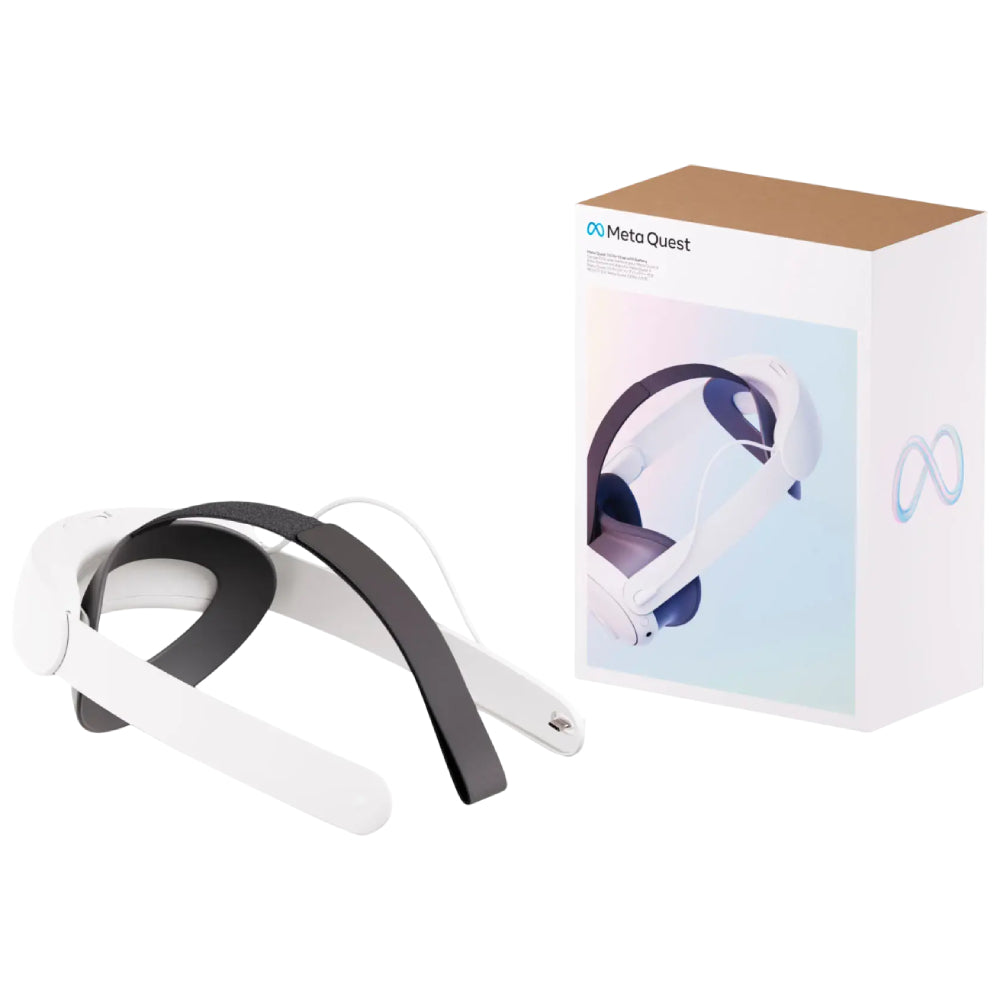 Meta Elite Strap with Battery for Meta Quest 3/3S - White