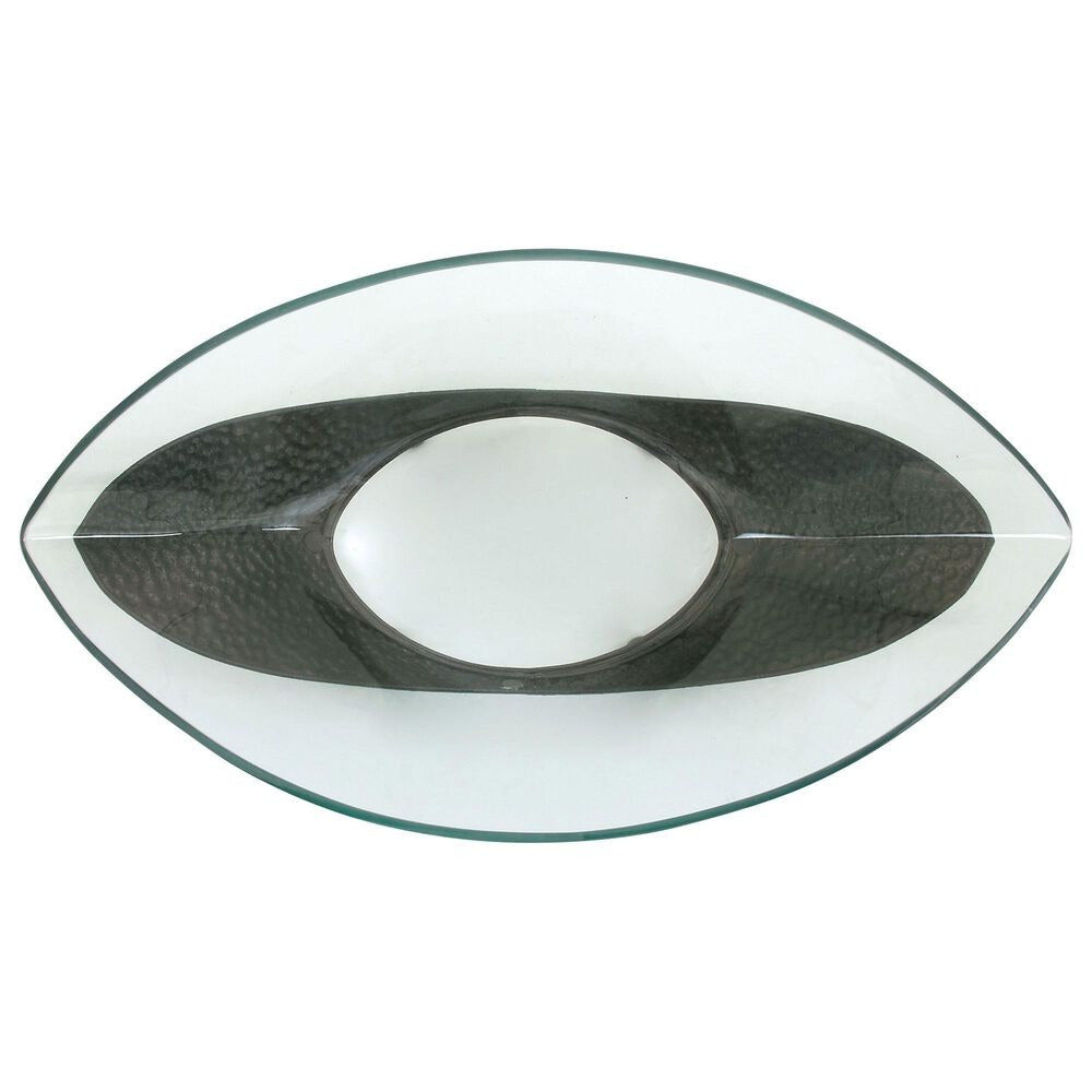 Glass Bowl Metal Stand