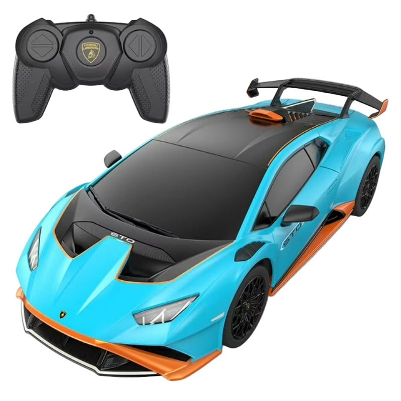 Rastar 1:24 Scale Lamborghini Huracan Remote Control Toy Car - Blue/Black