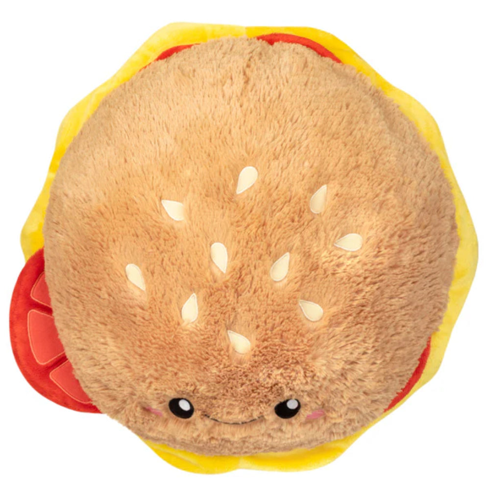 Squishable Comfort Food Cheeseburger 11" Plush Toy - Multicolor