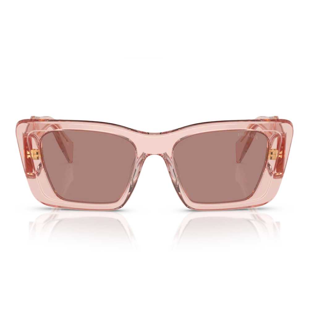 Prada PR08YS5119Q1 Women's Rectangle Solid Color Sunglasses