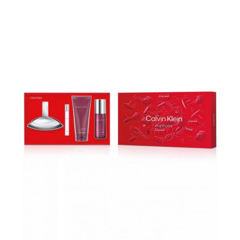 Calvin Klein Euphoria Women's 4-Piece Eau de Parfum Gift Set