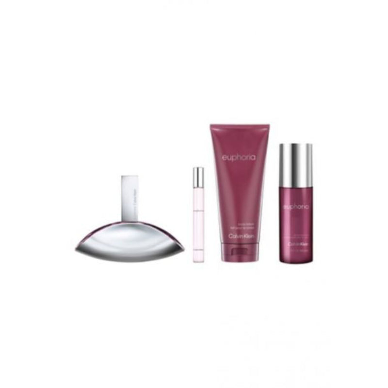 Calvin Klein Euphoria Women's 4-Piece Eau de Parfum Gift Set