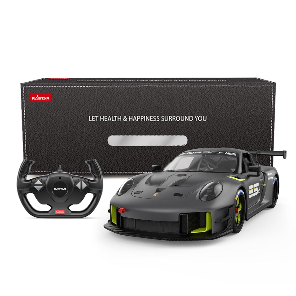 Rastar 1:14 Scale Porsche 911 GT2 RS Remote Control Car - Gray