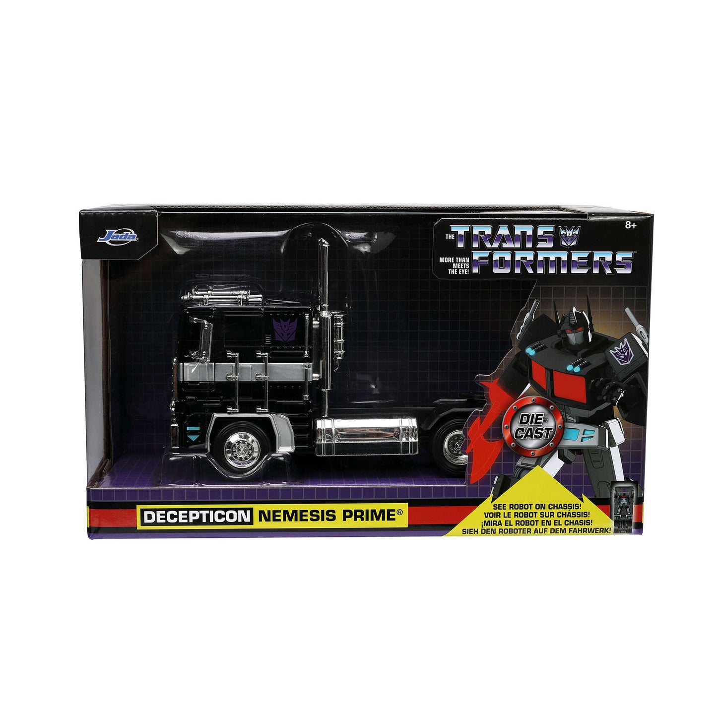 Jada Toys Transformers G1 1:24 Nemesis Prime Die-Cast Truck