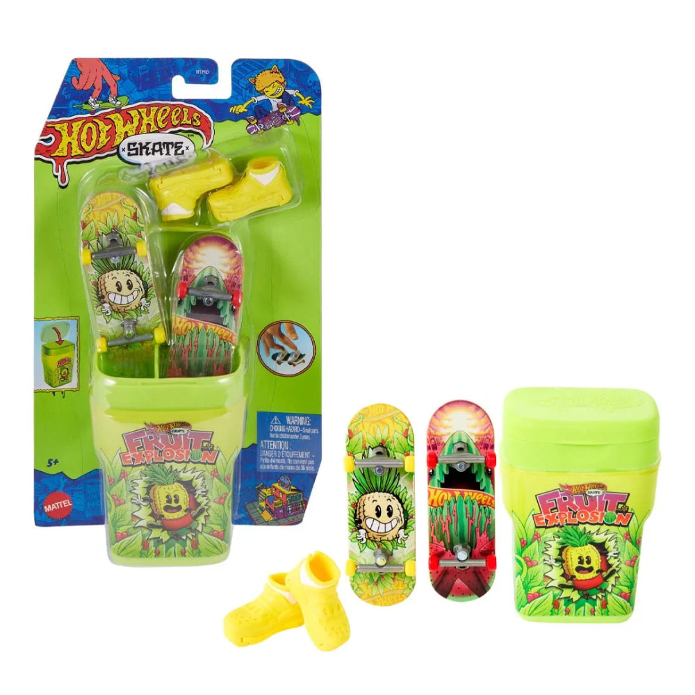 Hot Wheels Skate Gum Container with 2 Pack - Assorted Colors