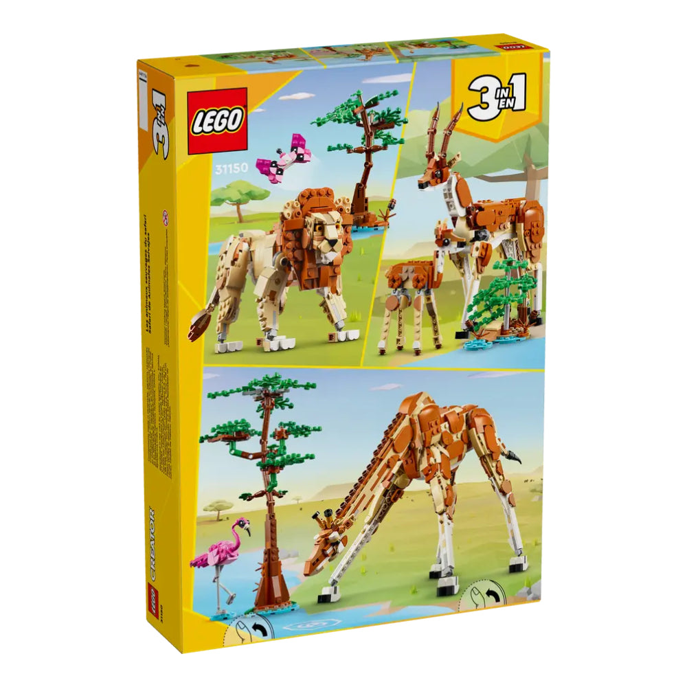 LEGO Creator 3 in 1 Wild Safari Animals (780-Pieces)