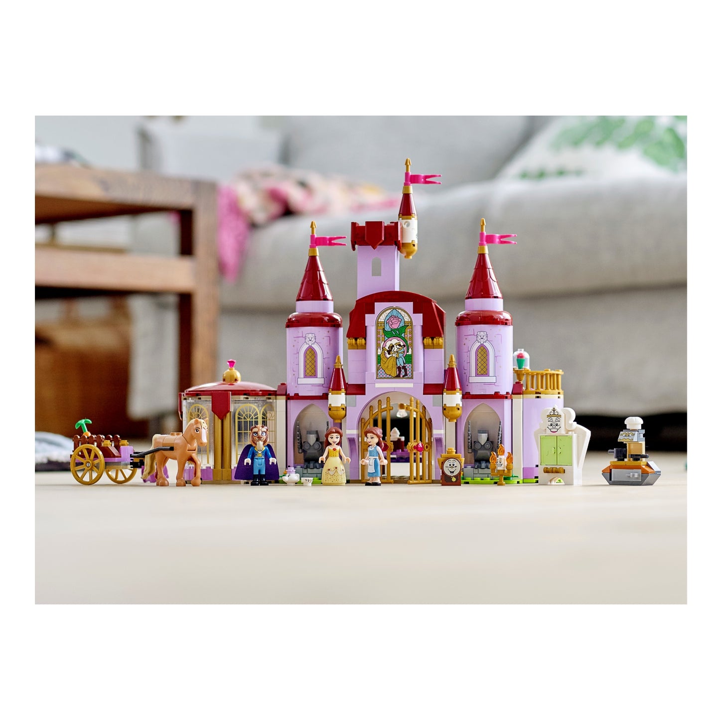 LEGO Disney Belle and the Beast's Castle Building Toy Set (505-Pieces)