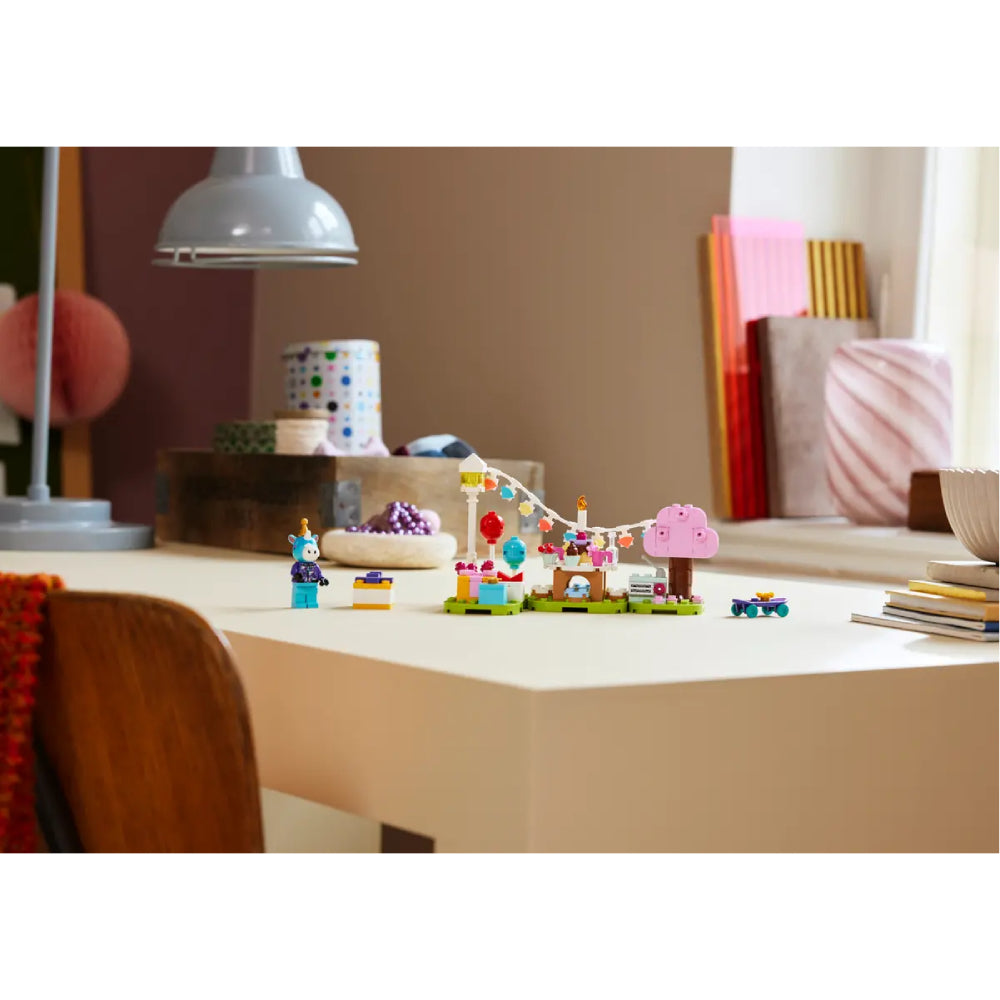 Juego de construcción LEGO Animal Crossing para la fiesta de cumpleaños de Julian (170 piezas)